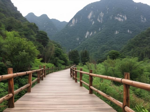 木景门票(景区木栈道图片)