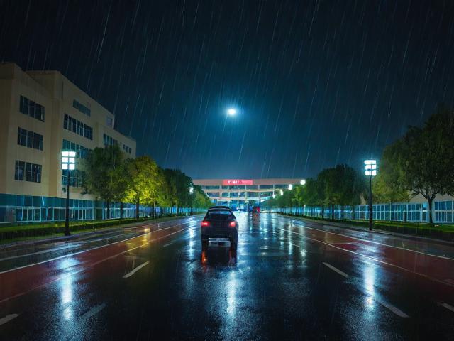 【驾校雨夜,驾校下大雨还练吗】