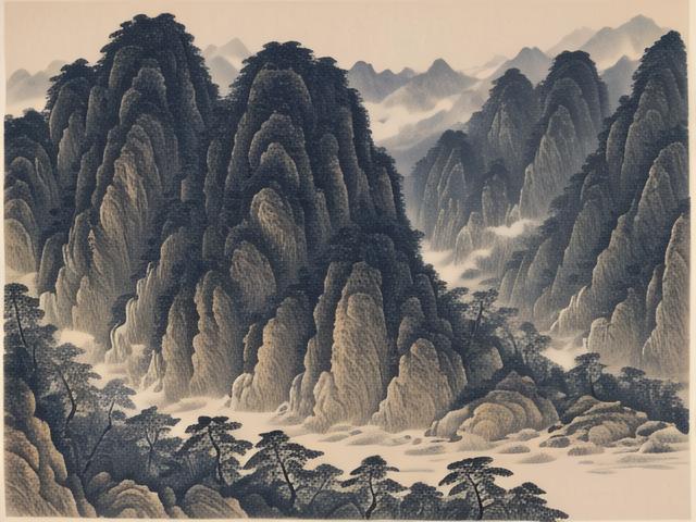 老乐山景区画(老乐山风景图)