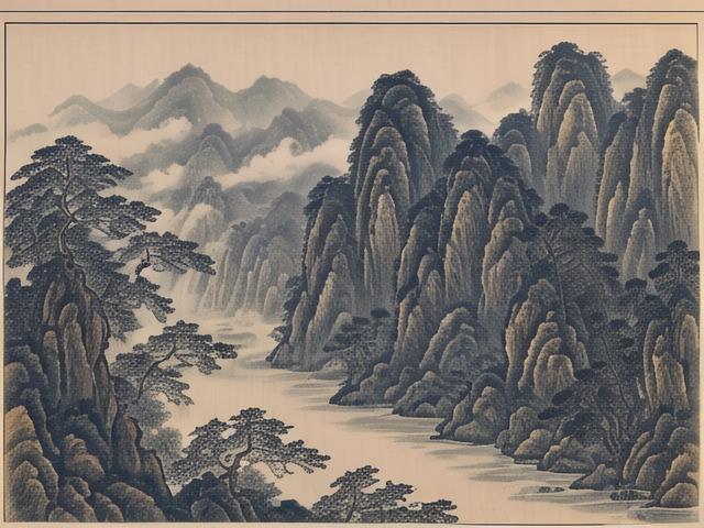 老乐山景区画(老乐山风景图)